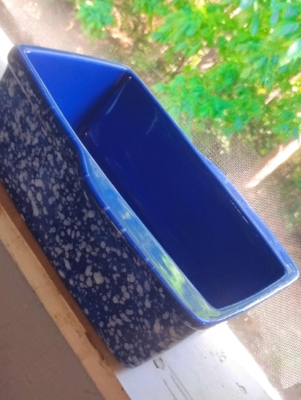 Dr. Douglas Little Loafer Splatterware Loaf Pan w/Handles